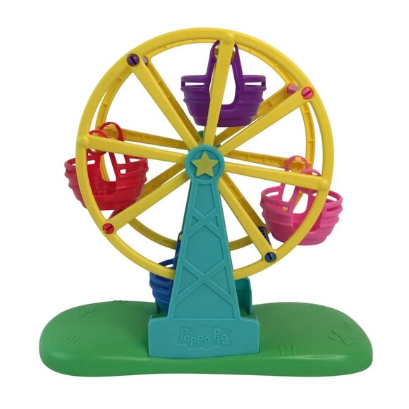 Peppa Pig & Friends Ferris Wheel Swing Set Seesaw and 20 Figures - Picture 8 of 12
